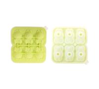 HENYGEN Bandeja de hielo de silicona de grado alimenticio con forma de conejos, herramienta para hacer sopas, congeladores, jugos de vino, molde de hielo para whisky, cócteles, máquina de hielo