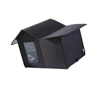 HENYGEN Cabaña de perro segura y resistente al viento con cuerda de anclaje para una fuerte protección contra el viento del gato errante en temporada de lluvia, nido portátil para perros