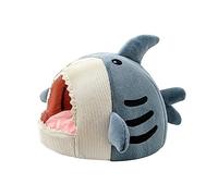 HENYGEN Cama cálida para gatos, casa cueva para interiores, autocalentable, tienda de campaña de forma bonita para perros pequeños, parte inferior antideslizante para una cueva cálida, casa de campaña