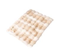 HENYGEN Cama de gran tamaño para perros con funda peluda, nido suave, cama gruesa de pelo largo, sofá nido para perros, cojín para mascotas