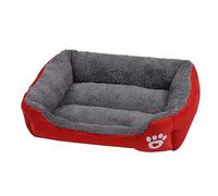 HENYGEN Cama para mascotas con cojín peludo, suave y hermosa, cesta para perro, sofá peludo, nido para cachorros, fundas de sofá