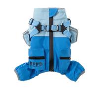 HENYGEN Chaquetas cómodas para mascotas, abrigo cálido de invierno para razas pequeñas, ropa de perro de cuatro patas para caminar al aire libre, actividades deportivas, chaquetas para mascotas para