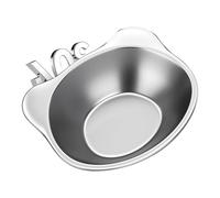 HENYGEN Comedero elevado para gatos, de acero inoxidable, con base pesada, alimentación y riego para mascotas, antideslizante, parte inferior pesada, cuenco de agua para gatos