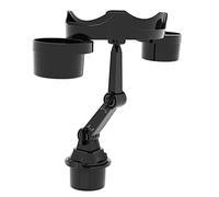 HENYGEN Escritorio automático para hamburguesas de café para teléfono de viaje, fácil instalación con brazo de 360 grados para comer y beber, portavasos de coche, expansor con soporte para teléfono