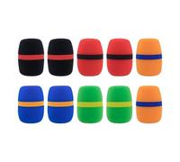 HENYGEN Funda de micrófono de ajuste universal, protección a prueba de golpes para reducciones, mejora la cubierta auditiva del parabrisas, protectores de micrófono