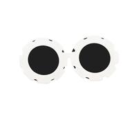 HENYGEN Gafas de sol para perro con protección UV y marco redondo, ligeras, para senderismo, camping, antiarañazos, para exteriores