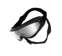 HENYGEN Gafas de sol resistentes a la niebla para mascotas con correa ajustable, gafas de sol grandes y medianas protectoras para exploración al aire libre, equipo de exploración a prueba de viento