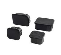 HENYGEN Juego de 4 tapones de goma para eje delantero, tapas protectoras de goma, resistentes al agua, para Veh