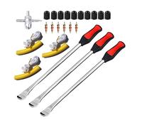 HENYGEN Juego de palancas de neumáticos, resistentes para motocicleta, bicicleta, coche, protector de llanta de cuchara para cambio de neumáticos