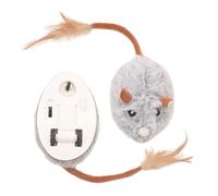 HENYGEN Juguete de animales en movimiento alimentado por USB para gatos que fomenta la actividad con acciones y sonidos impredecibles, juguete de movimiento aleatorio