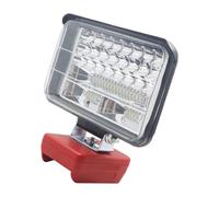 HENYGEN Lámpara LED multimodo de trabajo de 18 V, iluminación portátil de larga duración con función de focos/inundación para emergencias, luz de batería
