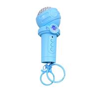 HENYGEN Llavero de dispositivo portátil para niños, forma de micrófono, reproducción de voz, duradero, carcasa de ABS, llavero de micrófono para niños