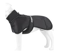 HENYGEN Mono de invierno para mascotas, 2 patas, resistente al viento, con gancho para correa, abrigo cálido para perro, forro grueso, ropa para perros pequeños, ropa para chaquetas, abrigo
