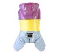 HENYGEN Mono de invierno para perro, abrigo de plumón con capucha, abrigo impermeable con capucha, abrigo para perro