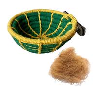 HENYGEN Nido de pájaros con acolchado para jaula, loros, casa de pájaros, escondites para mascotas, manualidades para pájaros de tamaño pequeño, decoración de jaula para loros