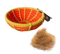 HENYGEN Nido de pájaros con acolchado para jaula, loros, casa de pájaros, escondites para mascotas, manualidades para pájaros de tamaño pequeño, decoración de jaula para loros