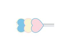HENYGEN Protector de cable flexible de elastómero con bonito dije de corazón para dispositivos de teléfono iOS, rectificadores, afectos, cubierta permanente, dispositivo de teléfono iOS, cable de