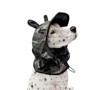 HENYGEN Sombrero de sol transpirable para perro, correa regulable, para un peso ligero, portátil, para diversión al aire libre en paseos y playa, golpe de calor, poliéster, transpirable, para mascotas