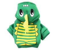 HENYGEN Sudadera de forro polar para perros de transfiguración, para fiesta de Halloween, con capucha para gatos, ropa de disfraz de Halloween