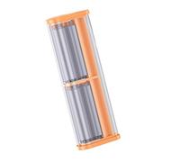 HENYGEN Transparents - Batería externa 21700 de 6 secciones con pantalla digital y función de luz de camping para aventuras al aire libre, fuente de alimentación de crisis