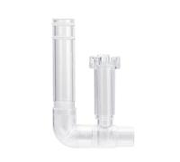 HENYGEN Tubo de aceite para superficies de acuario, tubo de agua transparente para pecera, evita la grasa de superficies de acuario