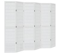 Heofavd 6-TLG - Biombo (180 cm), diseño de pared española, color blanco