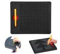 HEOUCH Pizarra Magnetica Infantil, Pequeño Pizarra Magica con Bola de Acero, Tableta de Las Bolas Magnéticas, Tablero de Dibujo Portatil, Juegos Magnéticos Mágicos, Regalos Educativos