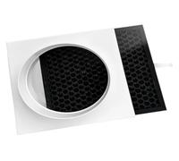 HEPA air with mesh suitable for 110mm PVC and PE pipes four-stage filtration, washable box for built-in systems in ducts and range hoods(160mm)