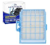 HEPA Filtro Aspiradora 112x90x48 mm Código Original 00576833 00577348 BBZ156HF VZ156HFB para Bosch para Siemens - MONTERAL