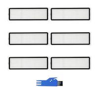 HEPA Filtros Accesorios para Xiaomi X20 Max/ X20 Pro Aspirador Repuesto | Robot Vacuum 5/5Pro Aspirador HEPA Filtros, X20 Max Accesorios,6 Piezas Filtros, Lavable y Reutilizable Repuesto
