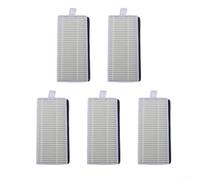 Hepa - Sistema de filtración para Cecotec para Conga M50 Series incluyendo M50 para modelos X-treme, filtro de caja de polvo lavable, color blanco, juego de cinco piezas
