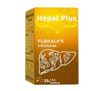 Hepat Plus de Floralp's - Infusión Hepática Natural con Fumaria, Alcachofa y Diente de León - 25 Sobres
