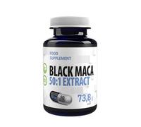 Hepatica Maca Negra (Lepidium Meyenii) 35.000 mg Equivalente | Extracto de Raíz 50:1 de 700 mg | 90 Cápsulas Veganas | Suministro para 3 Meses | GMP & laboratorio independiente