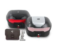 HEPCO & BECKER Journey Topcase 40, negro, incluido TC-placa para portador externo, negro