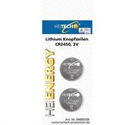 Hepoluz 04000509 - Pila boton litio cr2450. 3v (2und)
