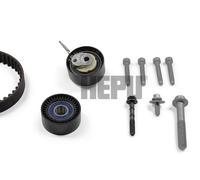 HEPU Juego Correa Dentada 27 mm 130 dientes para Volvo XC60 156 T5 V40