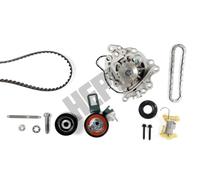 HEPU PK19010-XT1 Bomba de agua + kit de correa de distribución Número de dientes: 131 20 mm con tornillos para la polea del cigüeñal con cadena de distribución