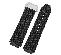 HEPUP Correa de reloj para HUBLOT BIG BANG de silicona, 25 x 19 mm, impermeable, para hombre, correa de reloj, accesorios de goma, 25-19mm, Silicona, Ágata