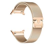 HEPUP Correa magnética de acero inoxidable para Samsung Galaxy Watch 7 Ultra 47 mm, pulsera milanesa sin espacios para Galaxy Watch Ultra 47 mm(Rose gold)