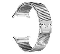 HEPUP Correa magnética de acero inoxidable para Samsung Galaxy Watch 7 Ultra 47 mm, pulsera milanesa sin espacios para Galaxy Watch Ultra 47 mm(Silver silver)