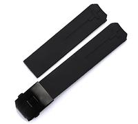 HEPUP Tissot T-Touch T013 T047 Correa de reloj de goma de silicona suave 20 mm Negro Naranja Deporte impermeable T091 T013420A, 20 mm, Ágata