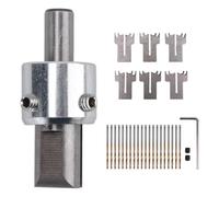 Hepzest Juego de Brocas de Anillo de 30 Piezas, Cuchillas de 16-21 Mm Broca de Anillo de Madera Broca de Madera para Hacer Anillos de Acero Broca de Cuentas de Madera