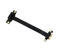 Hepzest PCIE PCI Riser PCI-E Express Tarjeta Vertical PCIE X1 Cable de ExtensióN para Placa Base Cable Adaptador Convertidor Extensor 20Cm