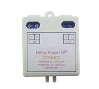 Hepzest Relé de Retardo de Tiempo de CA 120 V 220 V Interruptor de Retardo de Encendido y Apagado 1-480 Min Retardo de Apagado Ajustable Controlador de Automatización del Hogar