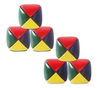 Heqishun Paquete de 6 pelotas de malabares suaves para principiantes, juego a granel para malabaristas, niños y adultos