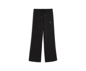 Her Comfort TR Puma - Pantalones de Cintura Alta y Pierna Ancha, Color Negro