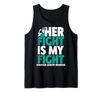Her Fight Is My Fight Shirt Concientización sobre el cáncer de Ovario Camiseta sin Mangas