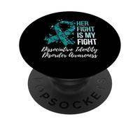 Her Fight My Fight Conciencia sobre el Trastorno de Identidad disociativo PopSockets PopGrip Adhesivo