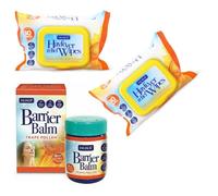 Her Flavour Toallitas Nuage Hayfever y bálsamo barrera contra alérgenos | Toallitas y bálsamo para aliviar las alergias | Remedio natural para la fiebre del heno 30 toallitas resellables | Apto para