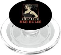 Her Life Her Rules Cita Independiente Pin Up Girl PopSockets PopGrip para MagSafe